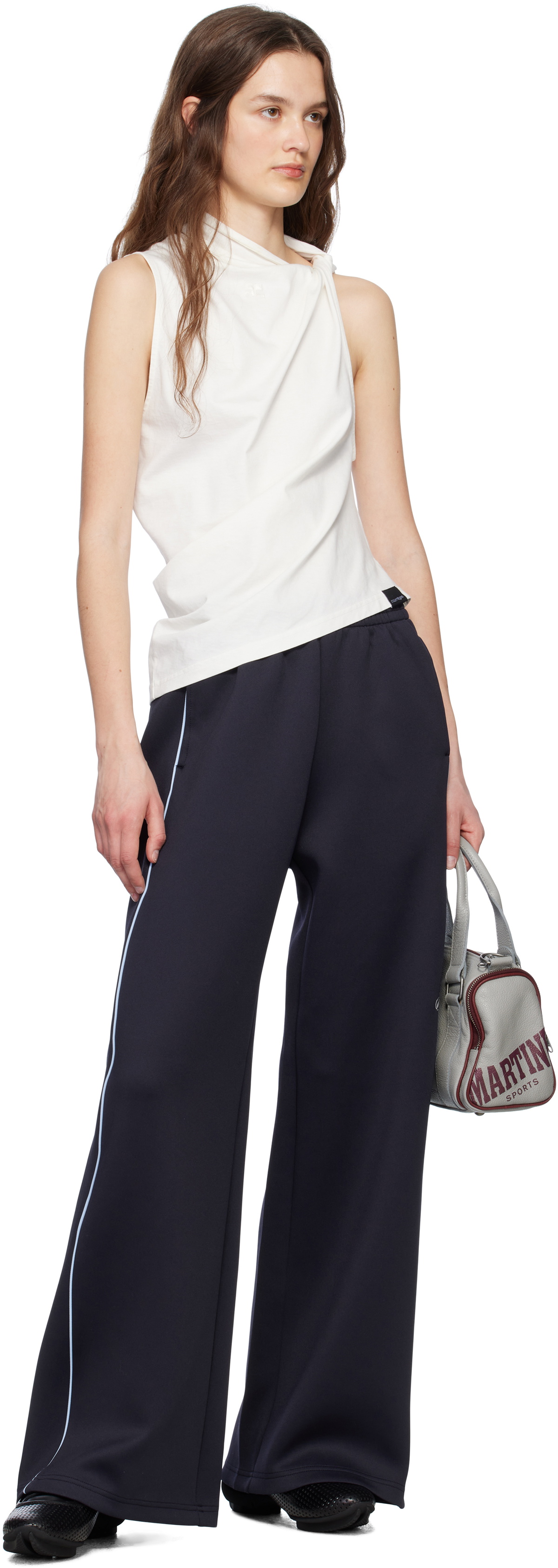 We11done Navy Sporty Selldone Lounge Pants
