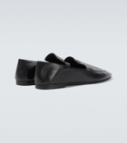 Saint Laurent Alain convertible leather loafers