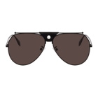 Alexander McQueen Black Top Piercing Sunglasses
