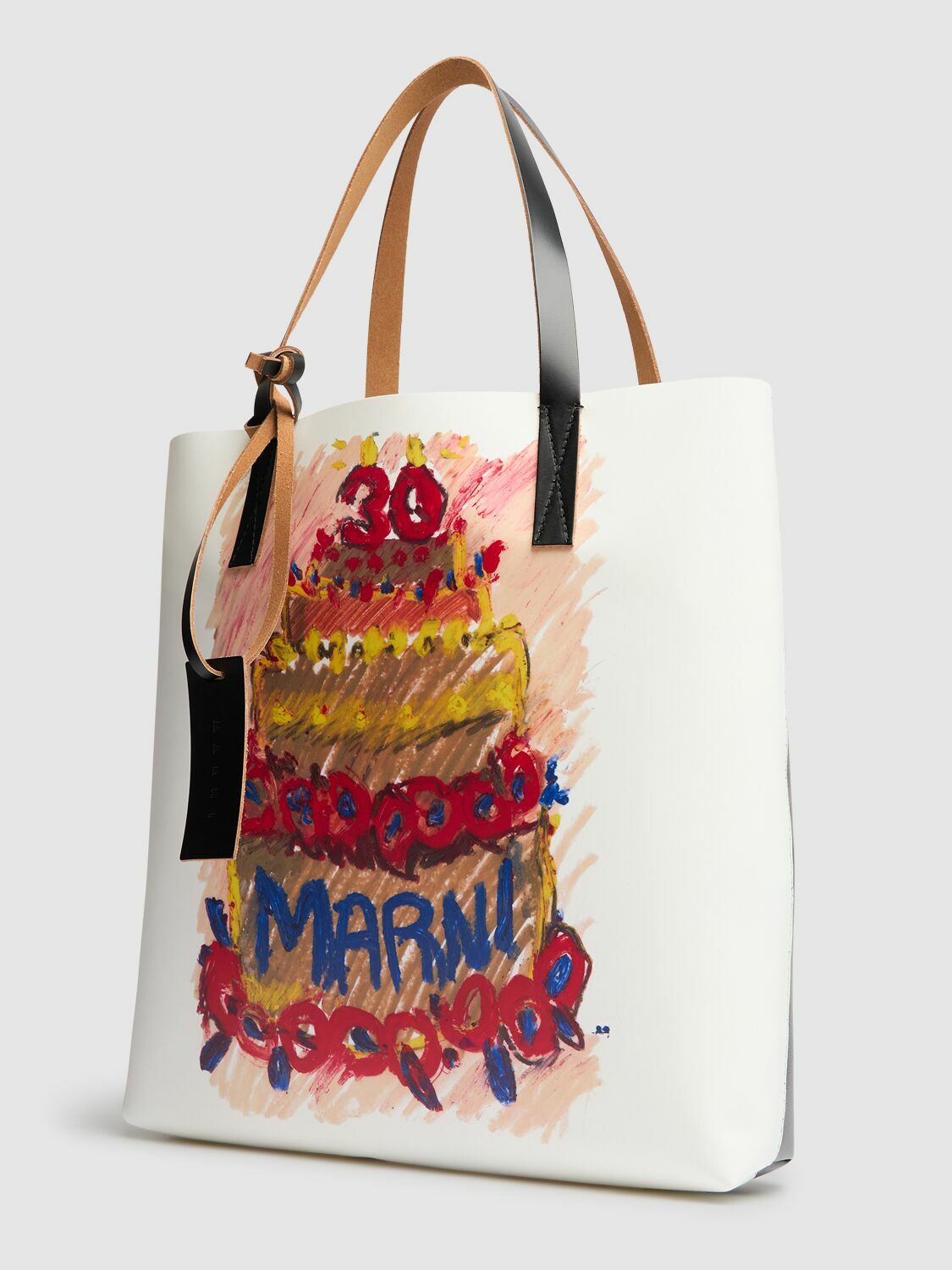 MARNI N/s Tribeca Printed Tote Bag Marni