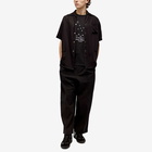 Maison Margiela Men's Embroidered Numbers Logo T-Shirt in Black