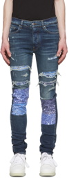 AMIRI Blue Skinny Jeans