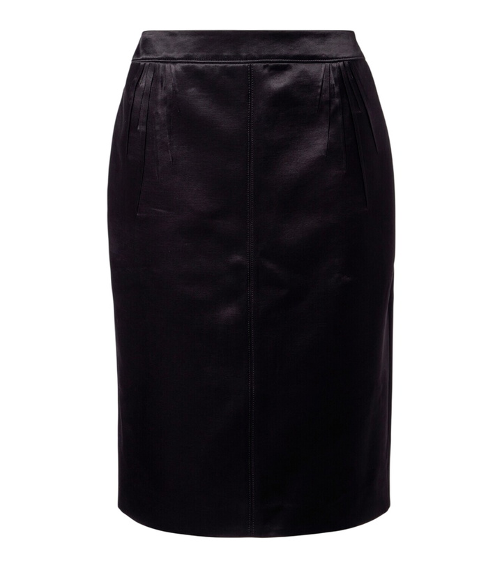 Photo: Saint Laurent Satin pencil skirt