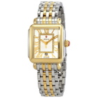 Michele Deco Madison Quartz Silver Dial Two-tone Ladies Watch MWW06T000147