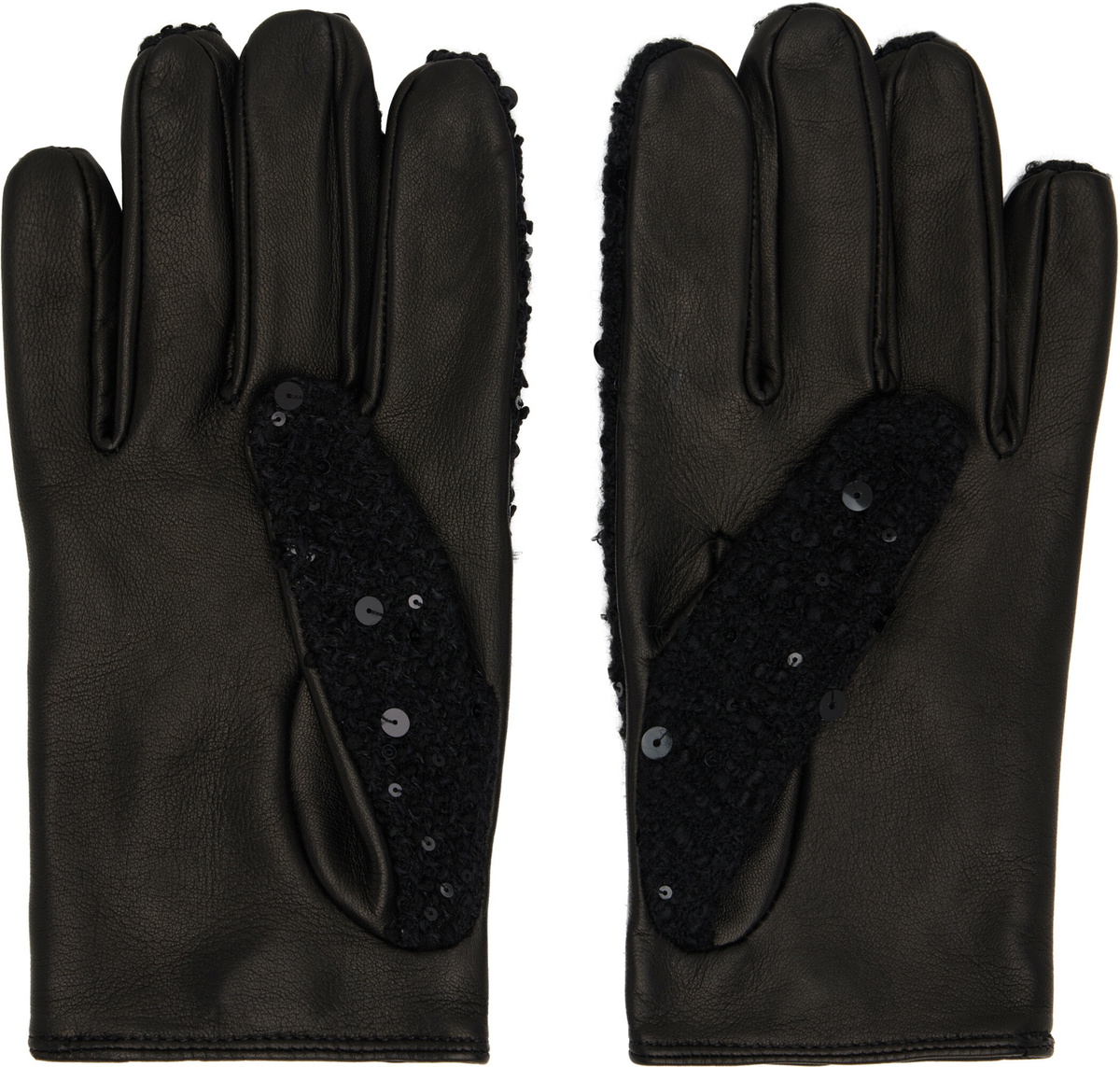 Ernest W. Baker Black Driving Gloves
