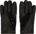 Ernest W. Baker Black Driving Gloves