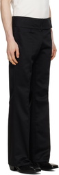 Courrèges Black Belted Bootcut Trousers