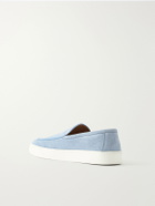Frescobol Carioca - Vela Suede Slip-On Sneakers - Blue