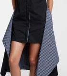 Loewe Deconstructed gabardine shirt dress