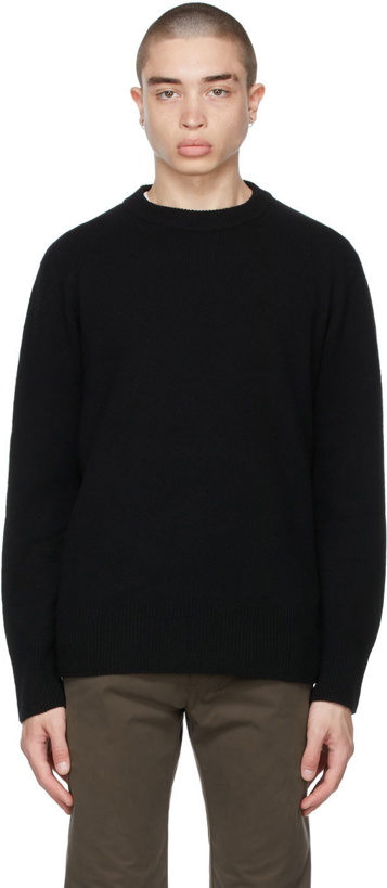 Photo: The Row Black Cashmere Siben Sweater