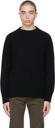 The Row Black Cashmere Siben Sweater