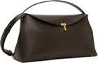 TOTEME Black T-Lock Top Handle Bag