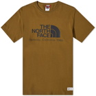 The North Face Men's Berkeley California T-Shirt in Military Olive