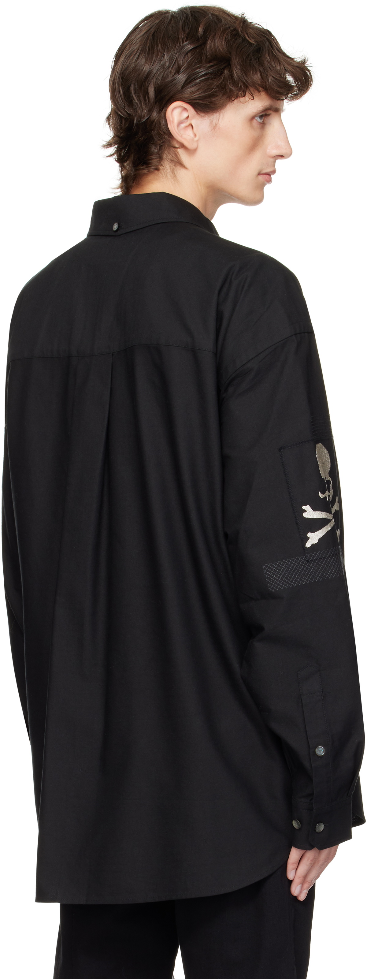 MASTERMIND WORLD Black Oxford Shirt