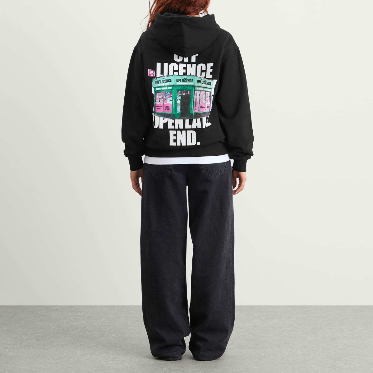 END. Open 'til Late Hoodie in Black