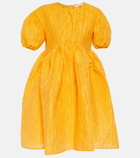 Cecilie Bahnsen Textured linen-blend Cloqué mini dress