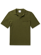 NN07 - Ryan Cotton and Linen-Blend Polo Shirt - Green