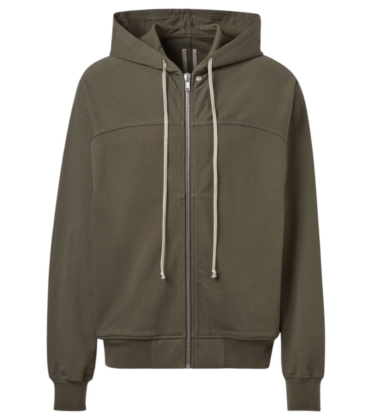 Rick Owens Black Sleeveless Leather Hoodie Rick Owens