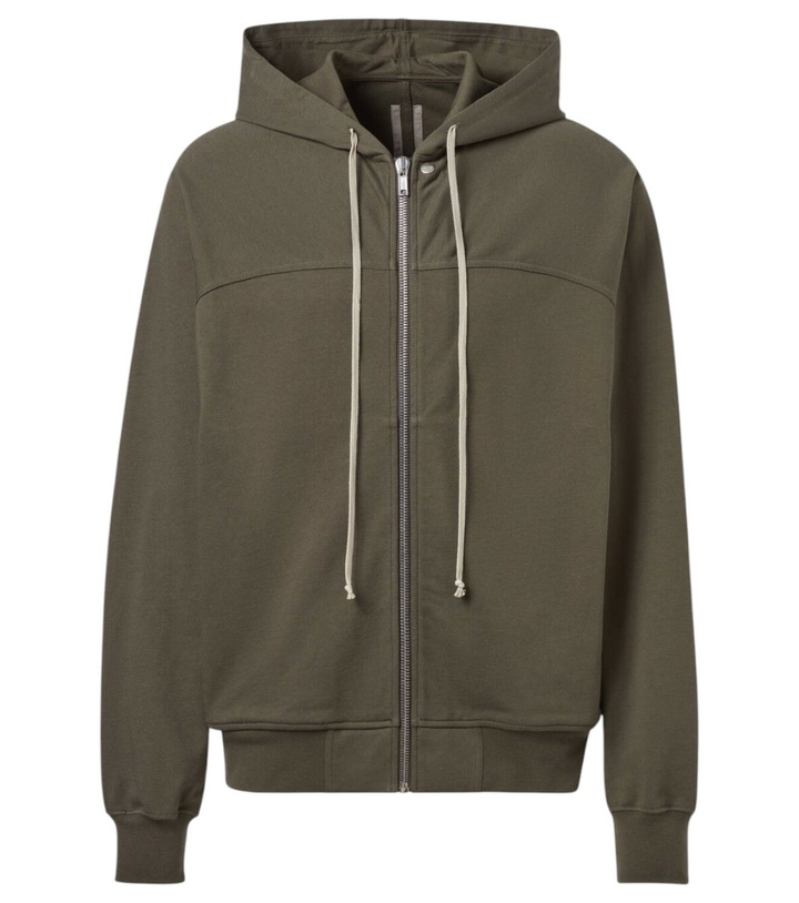 Photo: Rick Owens Cotton jersey hoodie