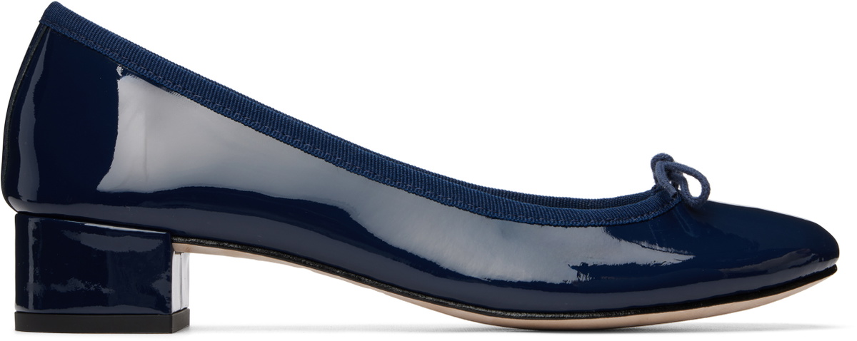 Repetto Navy Camille Heels