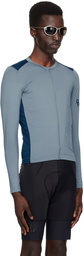 Rapha Blue Lightweight Long Sleeve T-Shirt