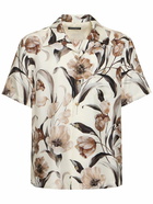 DOLCE & GABBANA Flower Printed Silk Shirt