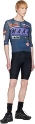 MAAP Black Team Bib Evo Cargo Shorts