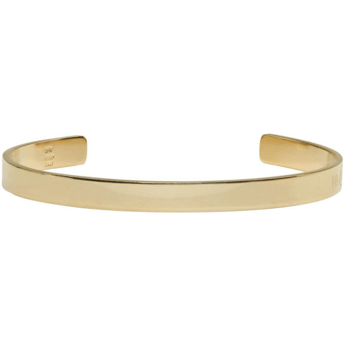 Maison Margiela Gold Cuff Bracelet Maison Margiela