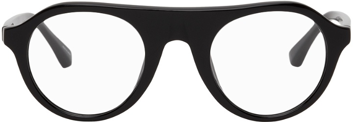 Photo: Dries Van Noten Black Linda Farrow Edition Acetate Glasses