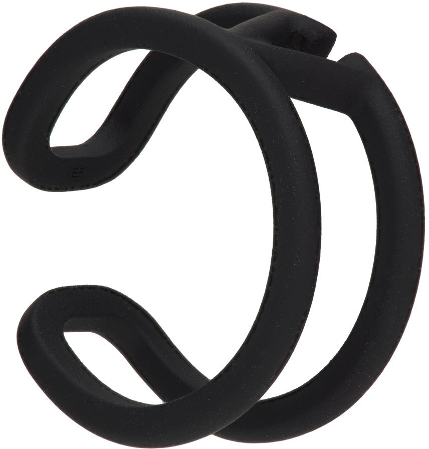 Valentino Garavani Black VLogo Ear Cuff Valentino Garavani