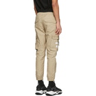 AAPE by A Bathing Ape Beige Logo Cargo Pants