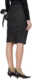 HODAKOVA Double Suit Midi Skirt