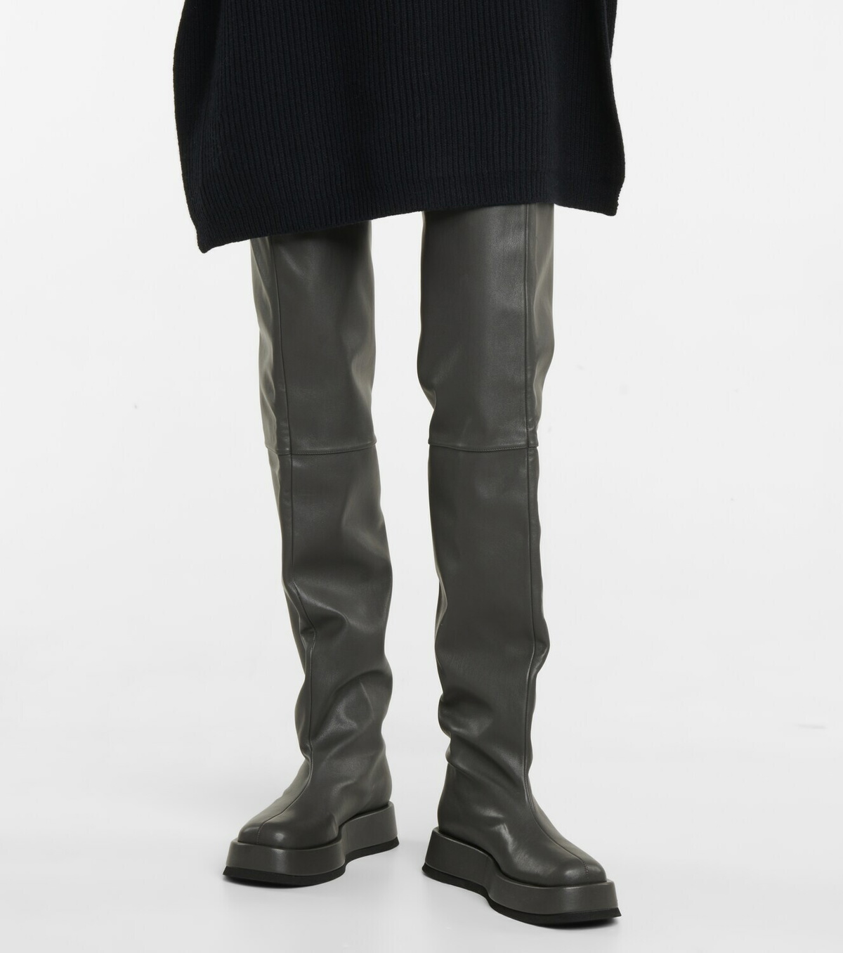 【Gia Borghini】 GIA/RHW Rosie 10レザー over-the-kneeブーツ Gia Borghini - GIA/RHW Rosie 10 leather over-the-knee boots