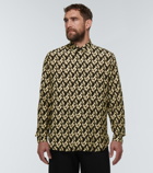 Saint Laurent - Printed satin shirt