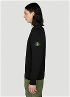 Stone Island - Compass Patch Sweater in Black