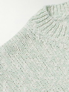 Altea - Crocheted Cotton Sweater - Green