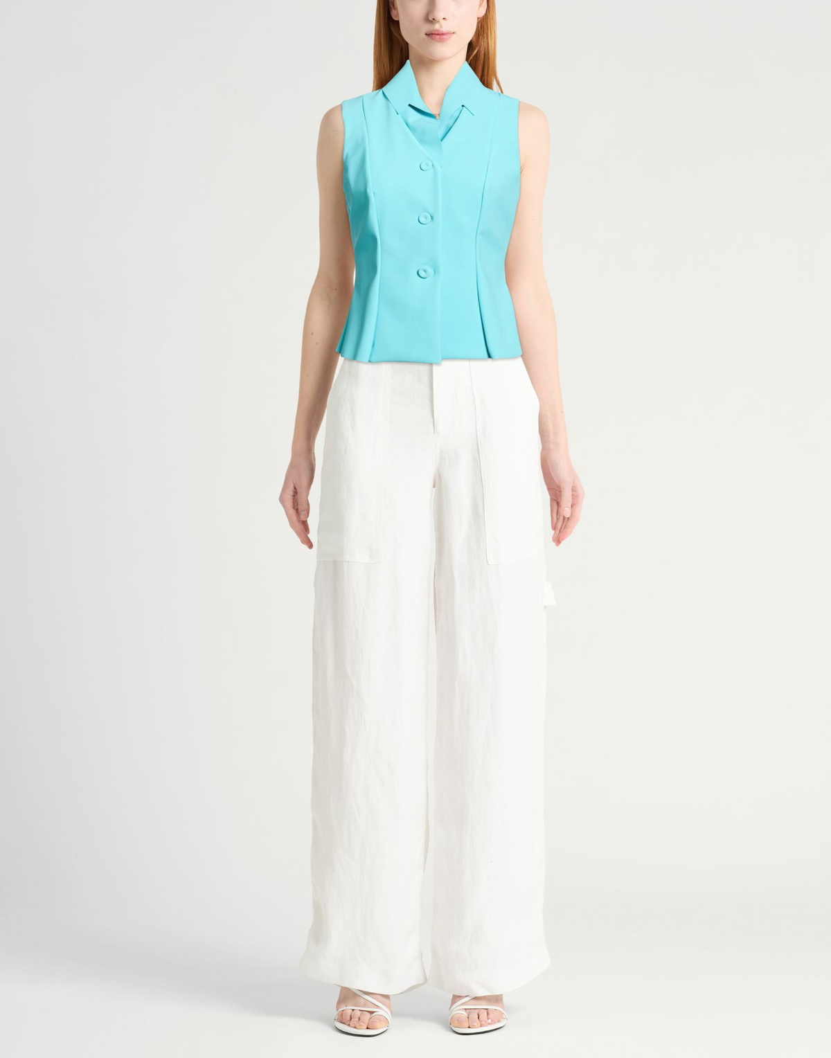 Chiara Boni La Petite Robe Womens Blazer Turquoise