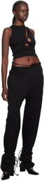 SRVC Black Service Lounge Pants