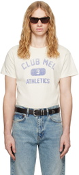 Re/Done White 'Club Mel' Tubular T-shirt