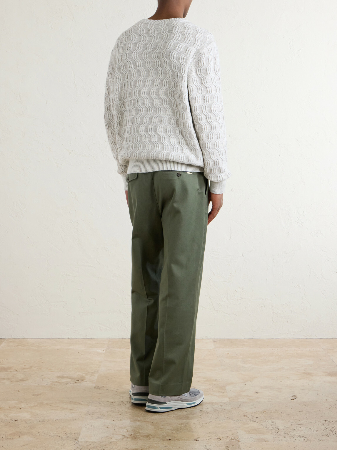 Aimé Leon Dore - Cable-Knit Cotton-Blend Sweater - Neutrals