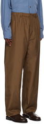 LEMAIRE Brown Relaxed Trousers