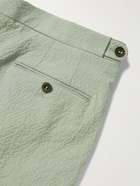 Sid Mashburn - Stretch-Cotton Seersucker Shorts - Green