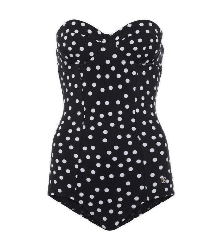 Photo: Dolce&Gabbana Polka-dot swimsuit