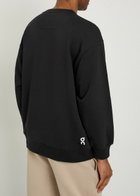 ON Club Logo Cotton-blend Sweatshirt Black