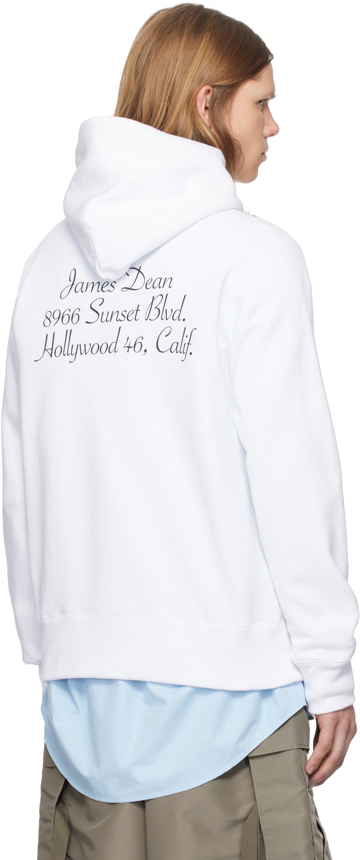 sacai White 'James Dean' Hoodie Sacai