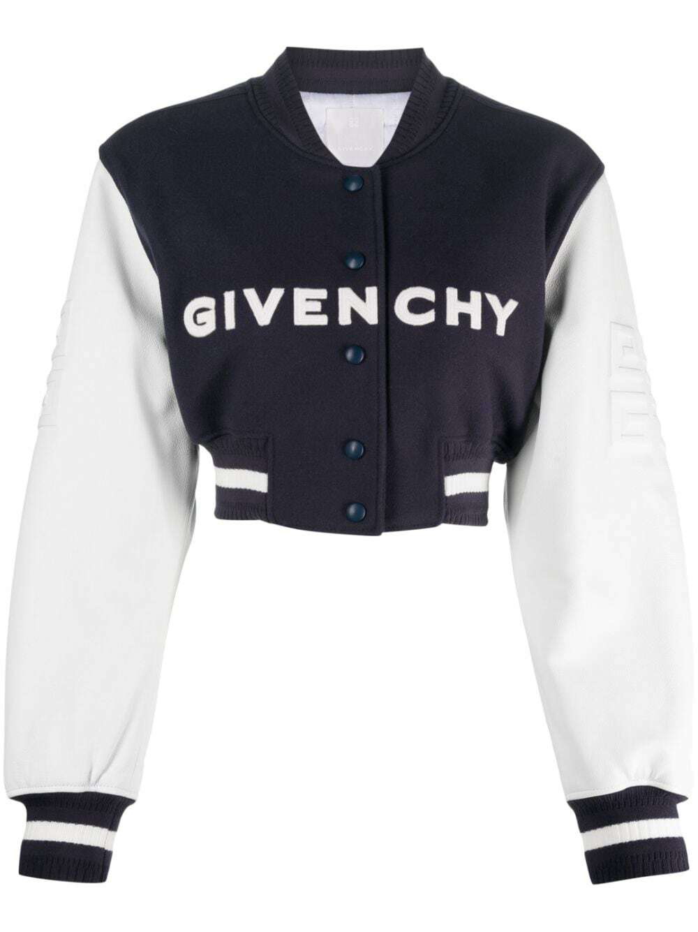GIVENCHY - Logo Cropped Bomber Jacket Givenchy