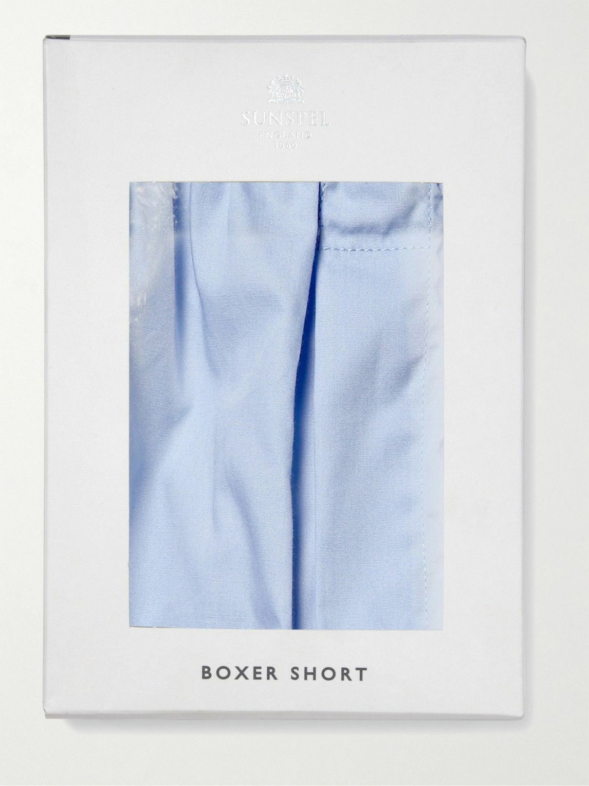 Sunspel - Cotton Boxer Shorts - Blue