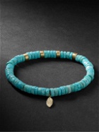 Jacquie Aiche - Gold, Turquoise and Diamond Bracelet