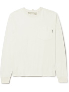 Abc. 123. - Webbing-Trimmed Cotton-Jersey T-Shirt - White