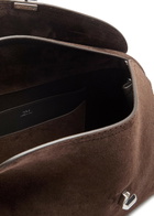 Toteme T-lock Suede top Handle bag - Brown - One Size